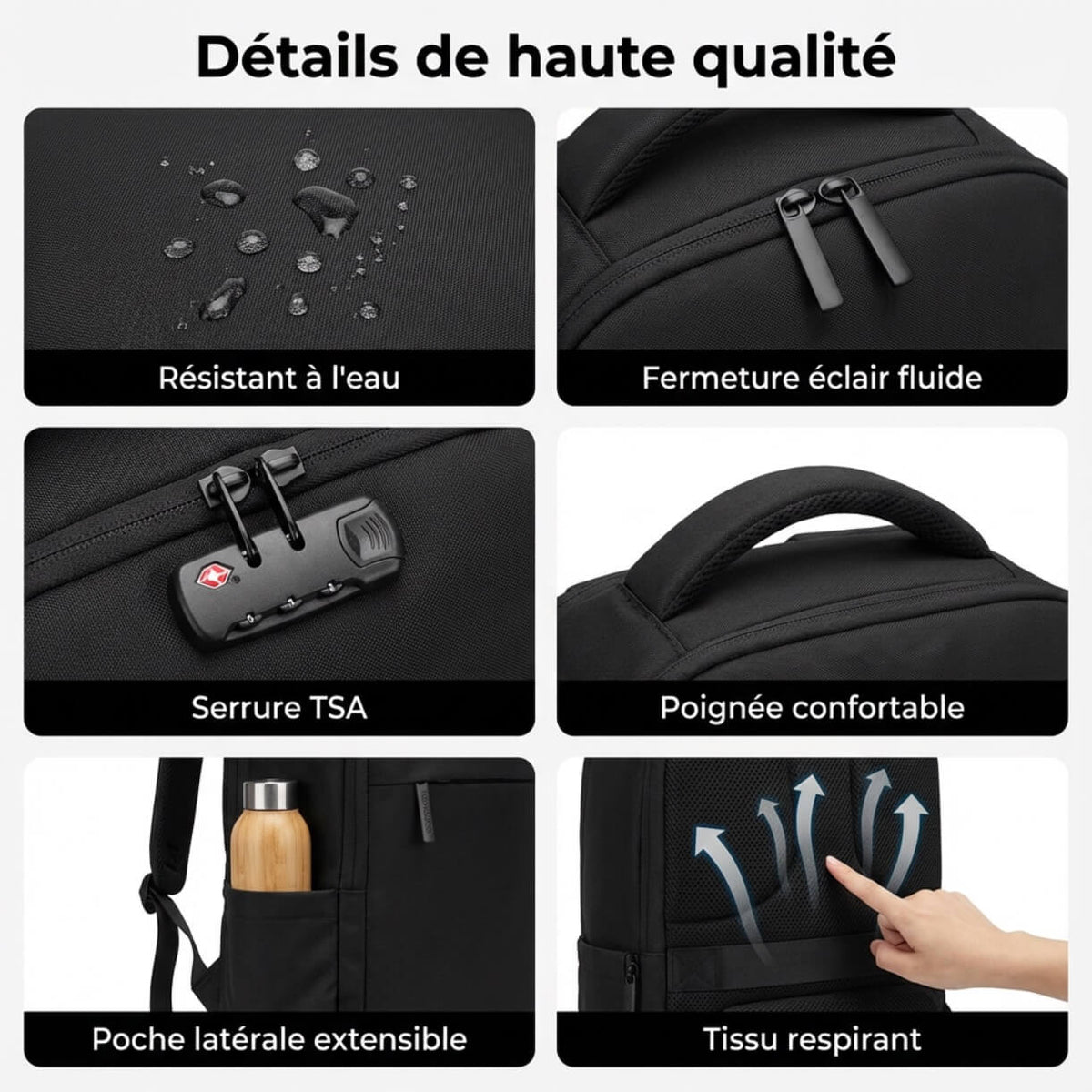 Sac à Dos de Voyage Compressible | NOMALERO